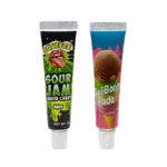 Squeeze & DeliBoom Liquid Candy Tubes – Sour Apple & Sweet Mixed Flavors